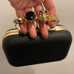 Red Carpet Collection Knuckle Duster Clutch